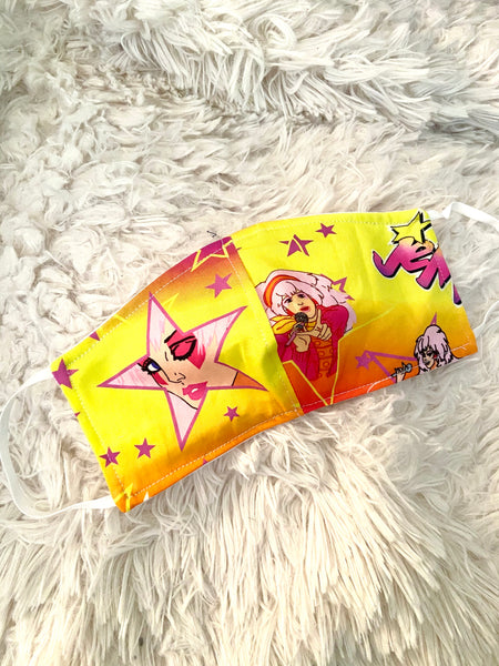 Jem & the Holograms Face Mask (Adult Female Only)