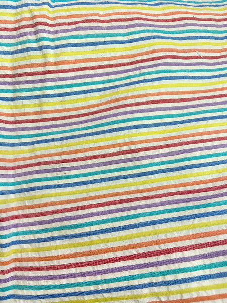 Twirl Top // Rainbow Seersucker